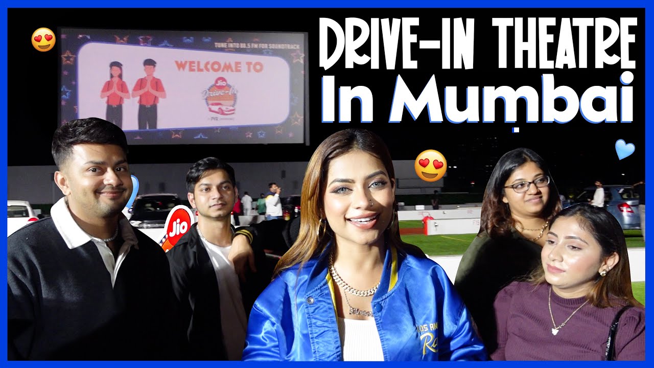 We went to Mumbai’s first drive-in theatre😍❤️ || Jio world drive || Nagma Mirajkar
