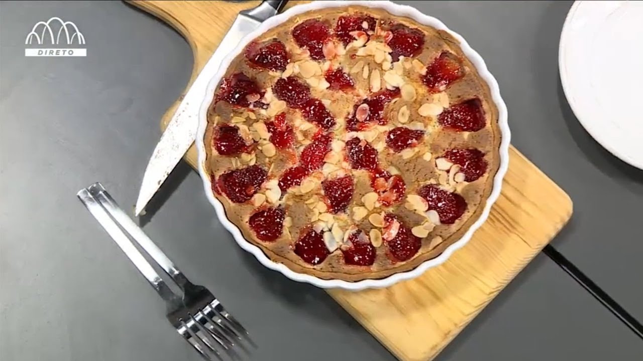 Tarte de Morangos com Amêndoa: Mónica Pereira  - Olá Maria - 09/05/2019