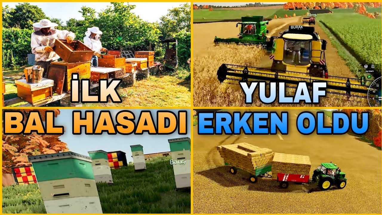 BÜYÜK YATIRIM YAPTIĞIMIZ ARILARDAN İLK MAHSULÜ ALDIK / FARMING SIMULATOR 22 #55_ragnar #fs22 #foryou