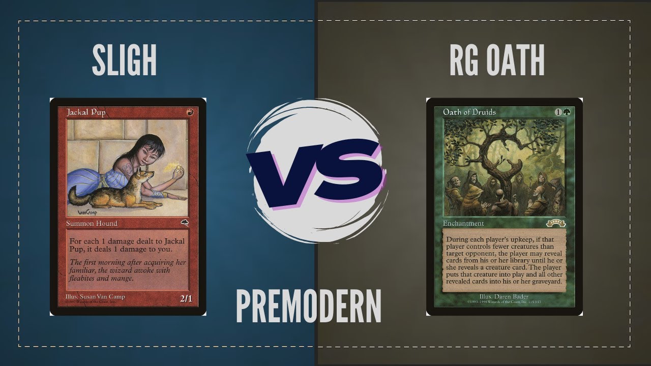 Premodern: Sligh vs.  RG Oath