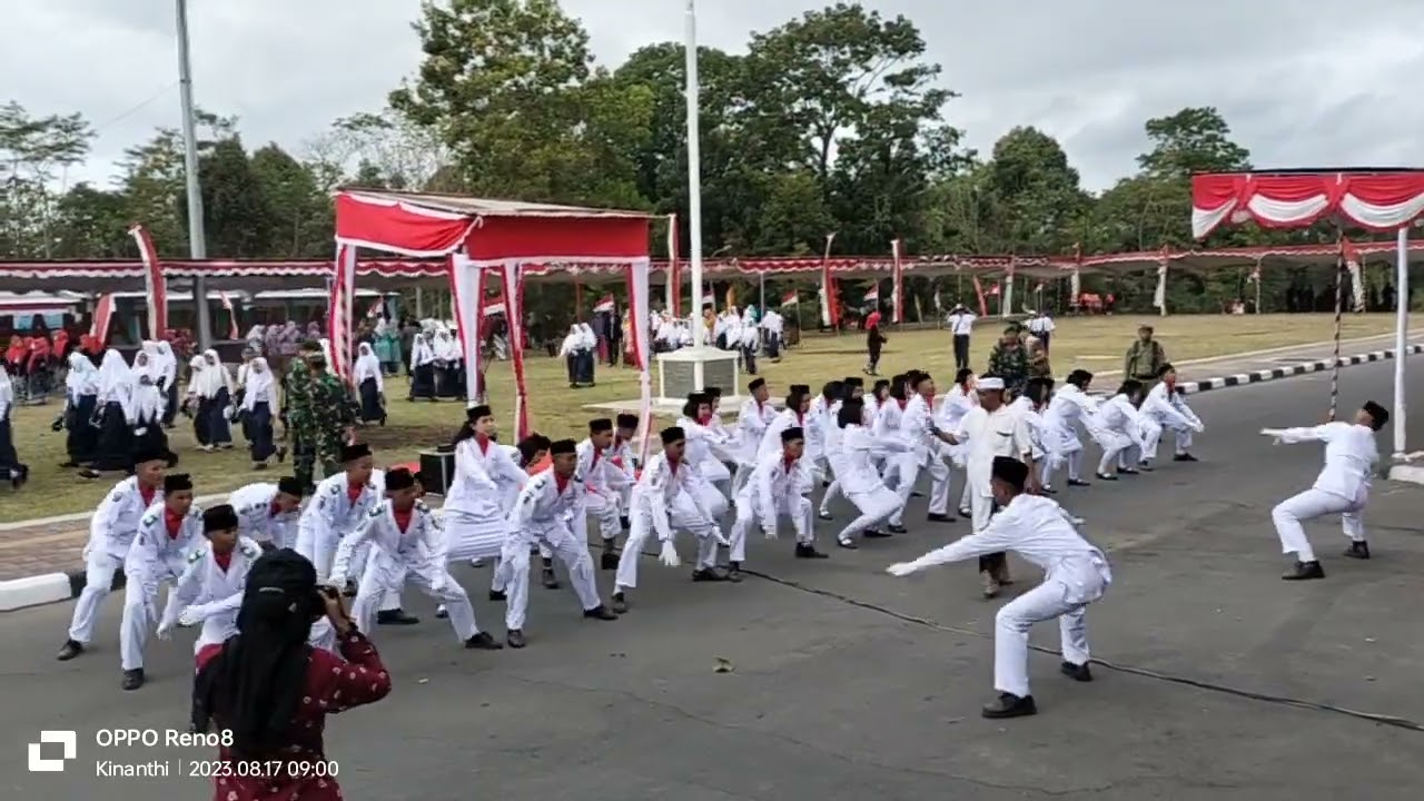 Dirgahayu Republik Indonesia yang ke 78. Paskibra SMPN 1 Tamansari
