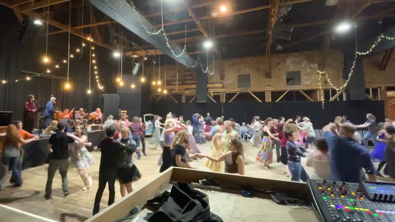 The Baby Rose contra dance by David Kaynor, called by Harrison Keely at Sautee