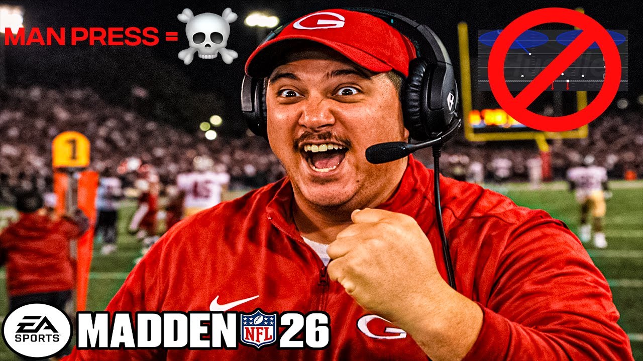 🔥HOW TO BEAT THE SAHDE DOWN MAN PRESS DEFENSE IN MADDEN 26🔥