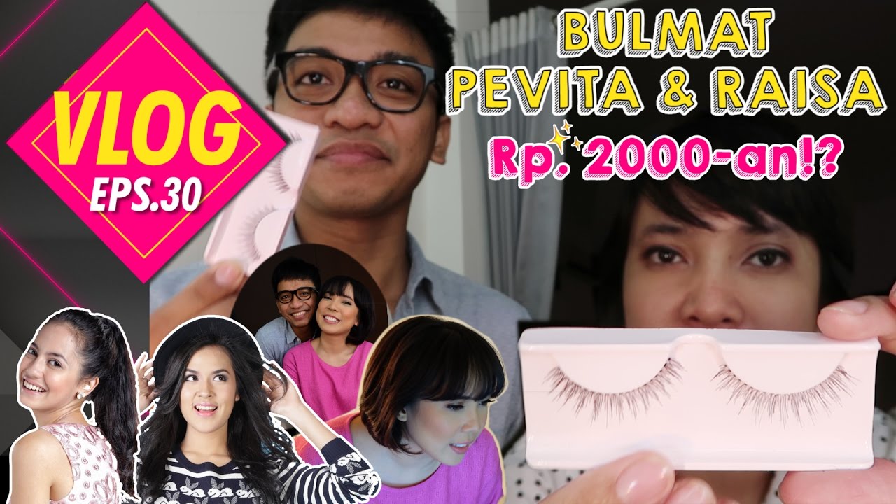 VLOG#30 BULMAT PEVITA & RAISA Rp. 2000-an!? ( BUBAH MAKEUP TUTORIAL )