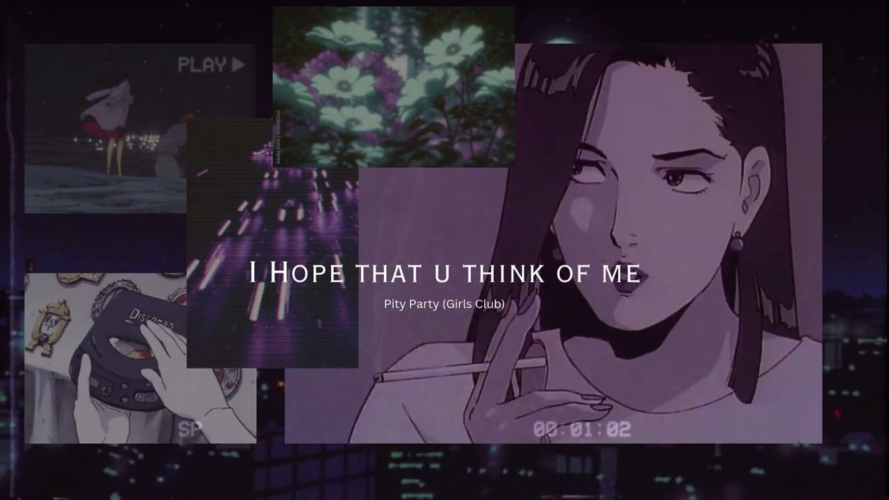 I Hope That U Think Of Me - Pity Party (Slowed + Reverb w/ Slight Bass Boost)