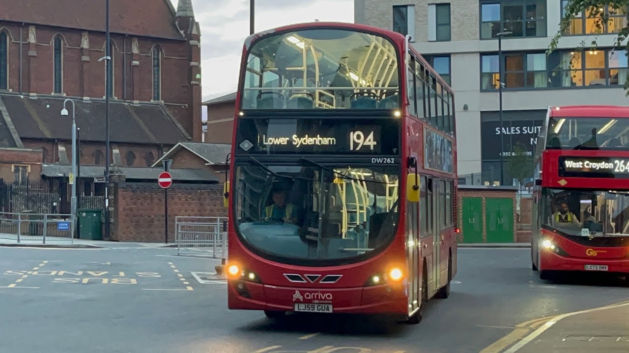 FRV. Arriva London Route 194. West Croydon - Lower Sydenham. Wright Gemini 2 DB300 DW262 (LJ59 GUA)