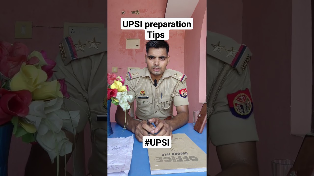 How to prepare for the post of Sub Inspector || Sub Inspector preparation tips #upsi #police #vir...