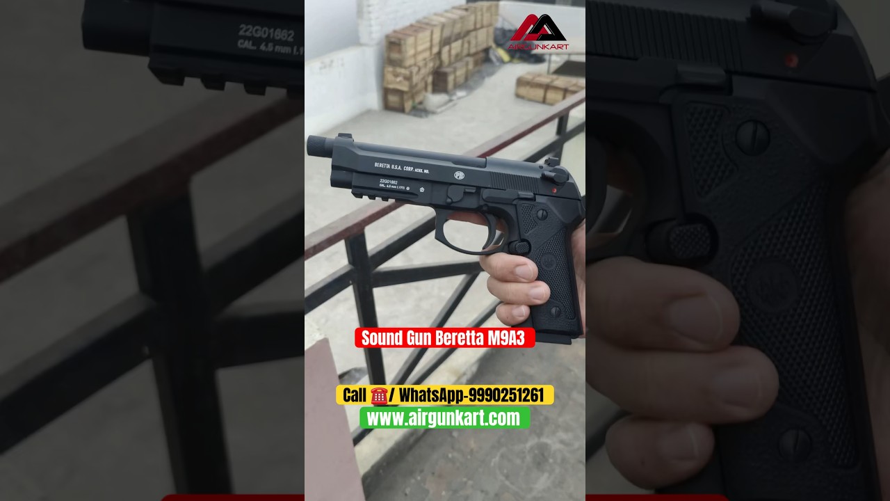 Sound Gun Air Gun Pistol Rifle🔫 | 9mm REAL METAL Sound Gun #airgun #shortsvideo #youtube #trending