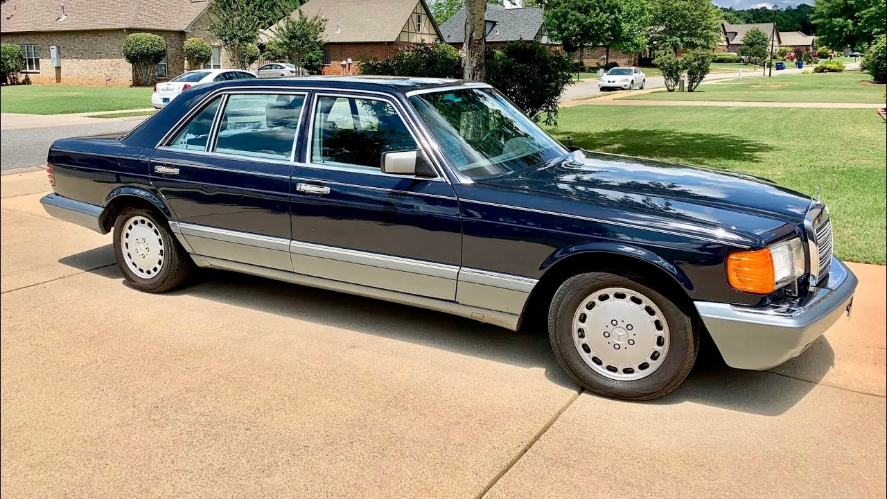 Mercedes 300SDL w126 OM603 Quick Look, Cruise, Startup