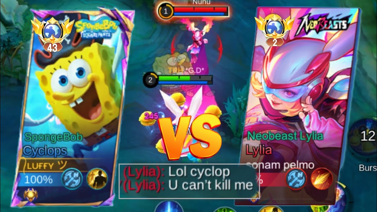 Cyclops vs Global Lylia 😱 Who Win? Cyclops gameplay!! 