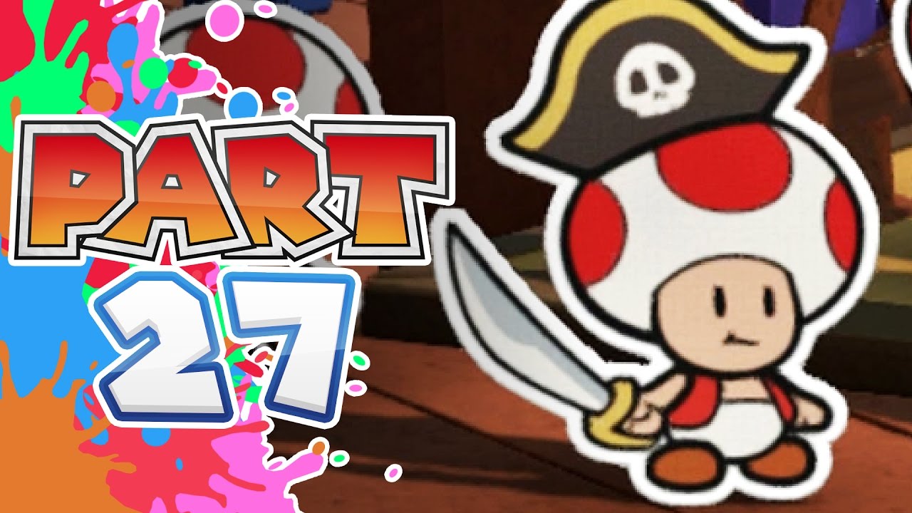 Paper Mario Color Splash 100% Walkthrough - Part 27 - Vortex Island Mini Star