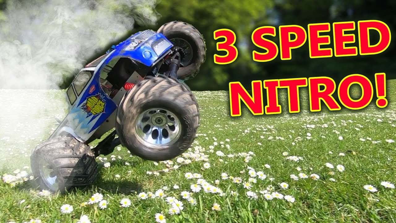 3 Speed Transmission Nitro RC Car Monster Truck Fun