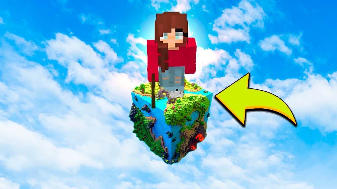 MINECRAFT - CONSTRUÍNDO UM MUNDO COM APENAS 1 BLOCO