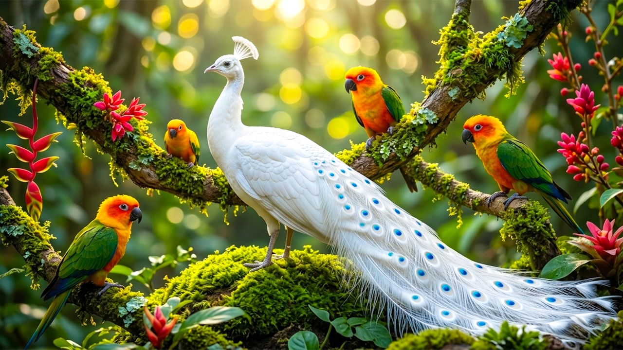 🌸 Relaxing Piano Music & Spring Bird Sounds 🕊 Nature Ambience for Deep Relaxation and Anxiety Relief