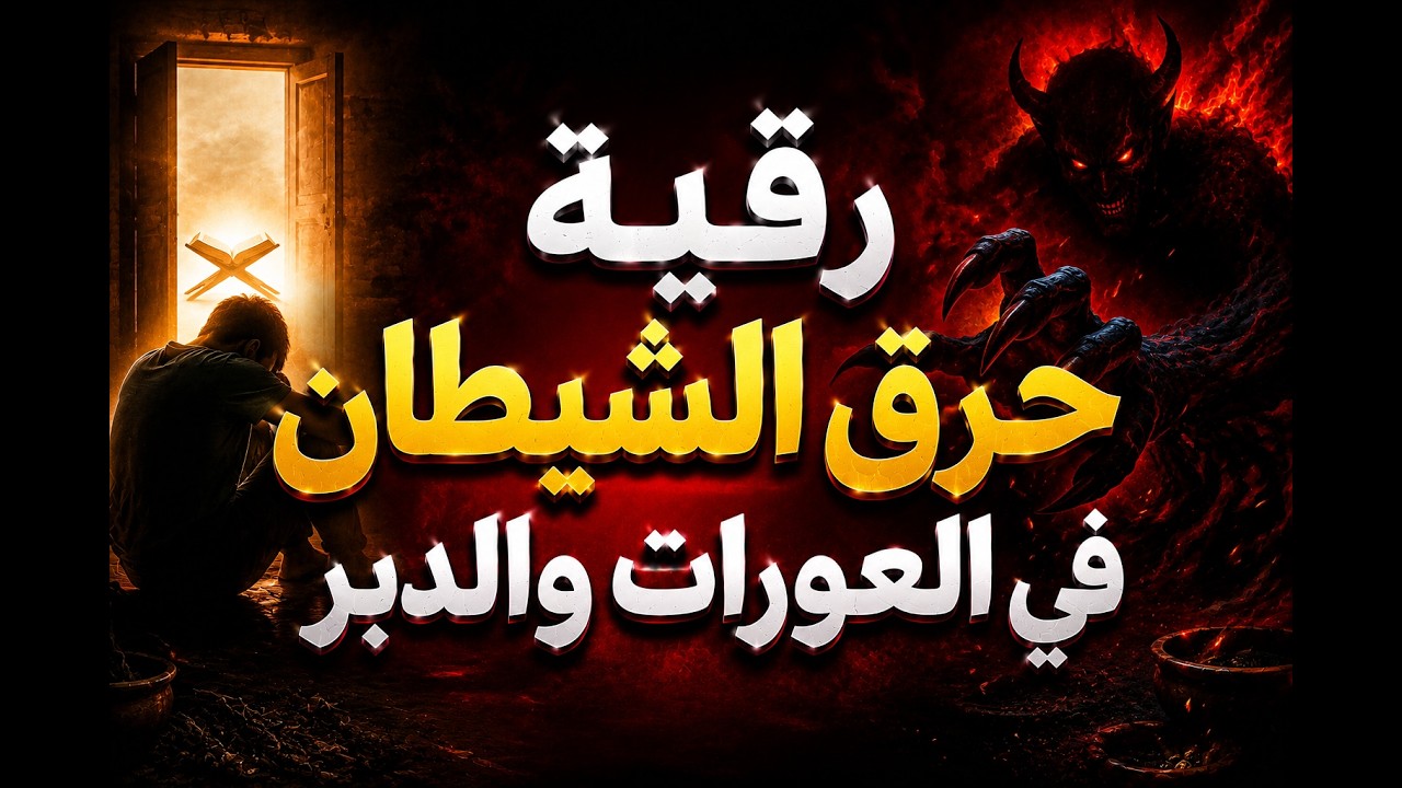 رقية حرق وإخراج المس المختفي في العورات والدبر