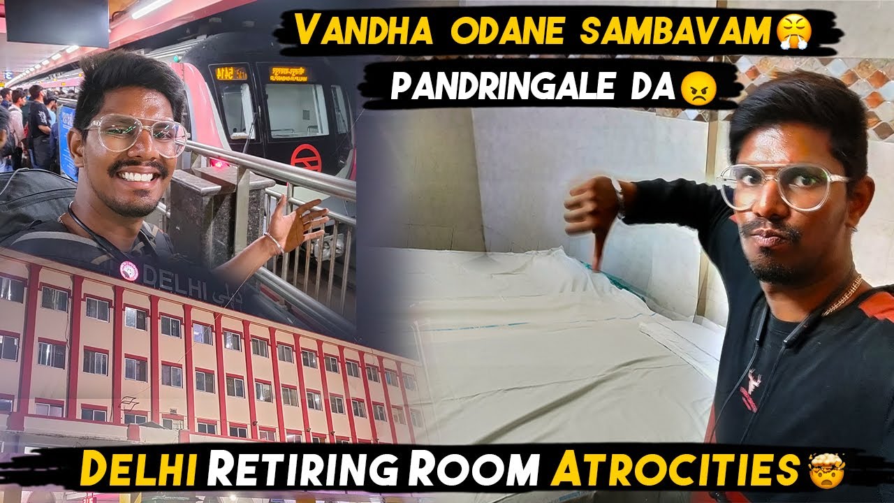 Evlo cheap ah Delhi la Rooms Kedaikkuma 😱 | Delhi Metro and Dormitory Guide in Tamil 🤩| Vlog - 218