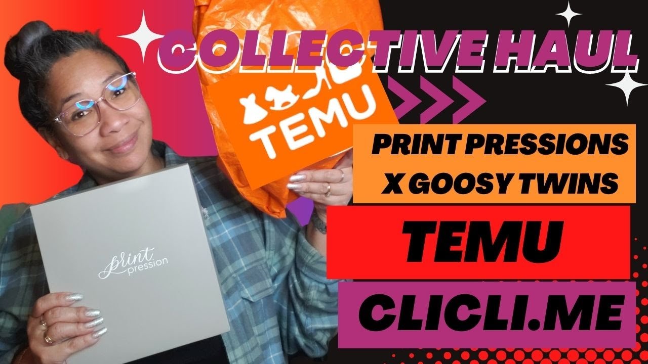 Temu, Print Pression and Clicli.me Haul - Temu is my new favorite site!