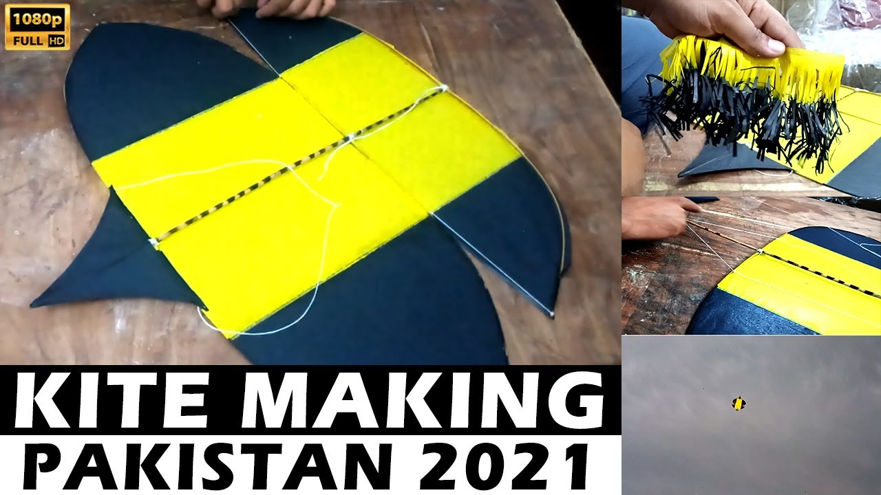Perfect Tukal Kite Making in Pakistan 2021 - Complete VIdeo