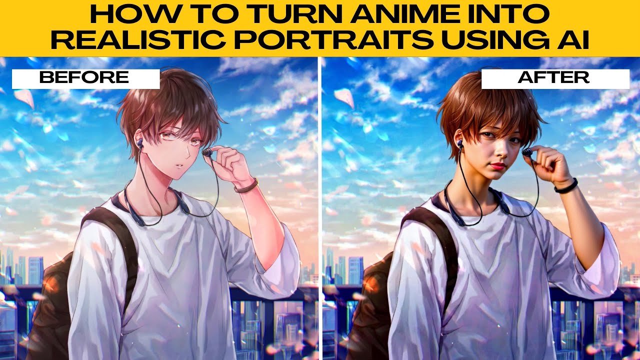 How to Turn Anime Images into Realistic Portraits Using AI