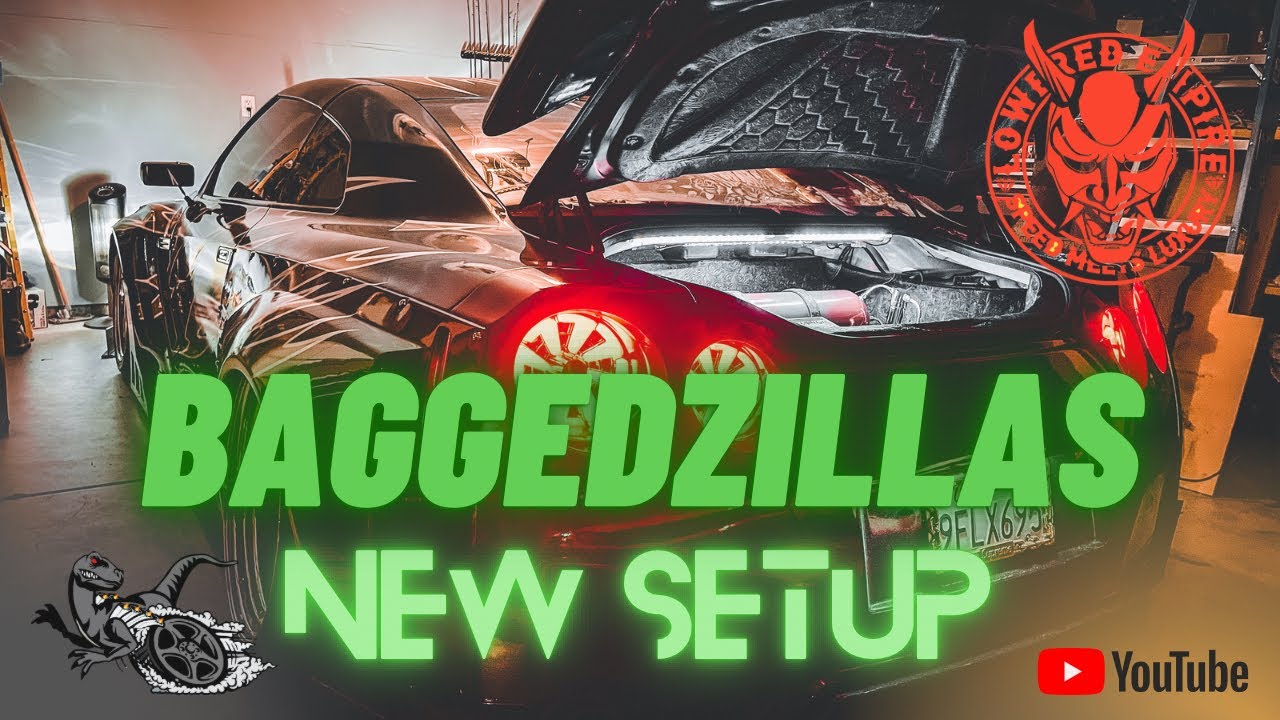 GTR35 aka BAGGEDZILLAS  new AirRide trunk setup