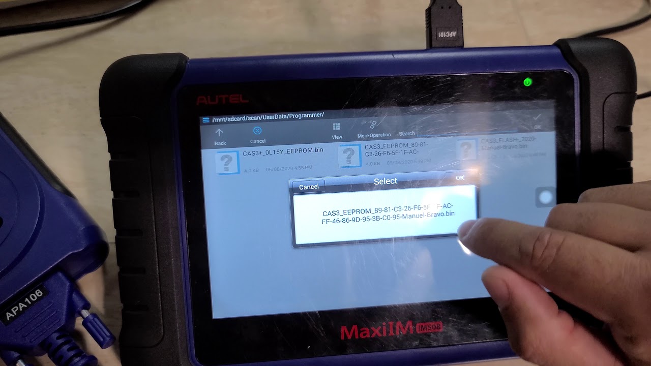 2011 bmw 328 cas3 fix with autel maxiIM508