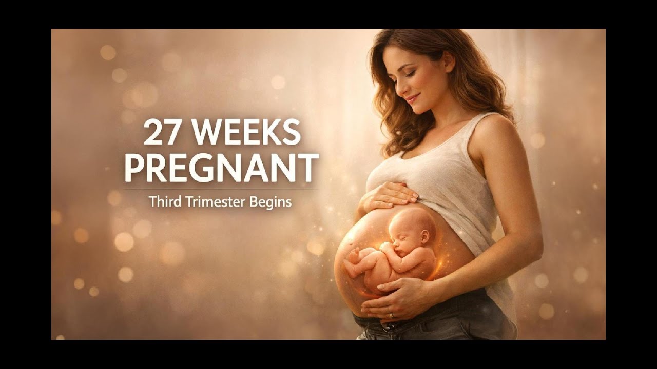 Third Trimester Begins! 27 Weeks Pregnant – Baby Development Explained - week by week