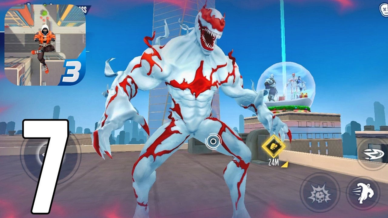 Spider Fighter 3 - Gameplay Walkthrough Part 7 - Virus (ios,Android)