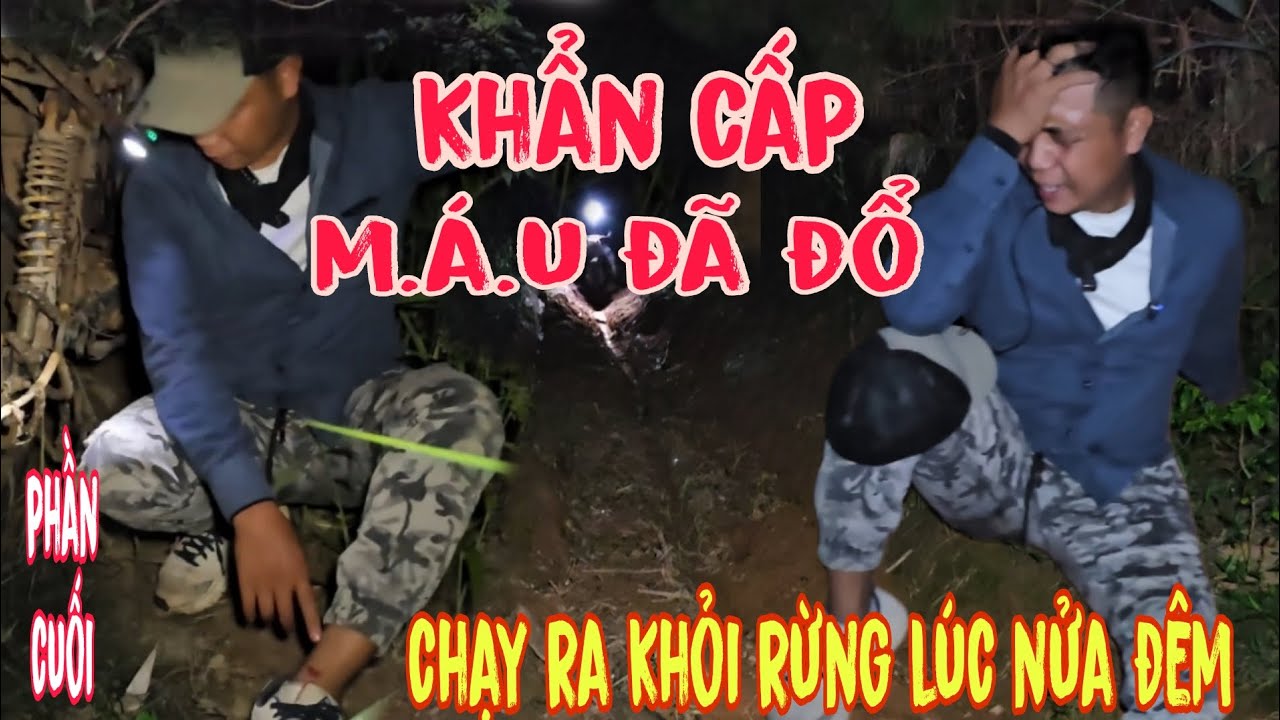 liều mạng, chạy ra khỏi rừng lúc nửa đêm.gặp rất nhiều nguy h.iểm,vì sự cố này.sợ tới già