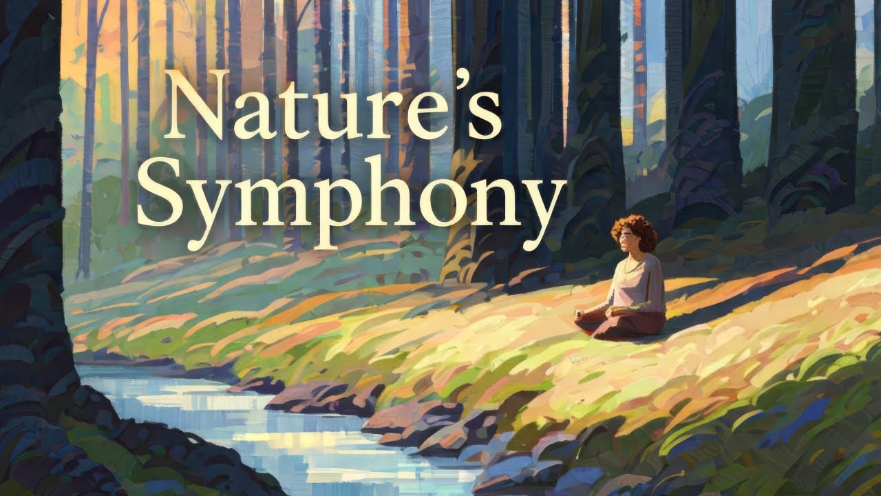 Nature’s Symphony 🌲Forest Ambience with Gentle Meditative Music for Deep Relaxation (15 Minutes)