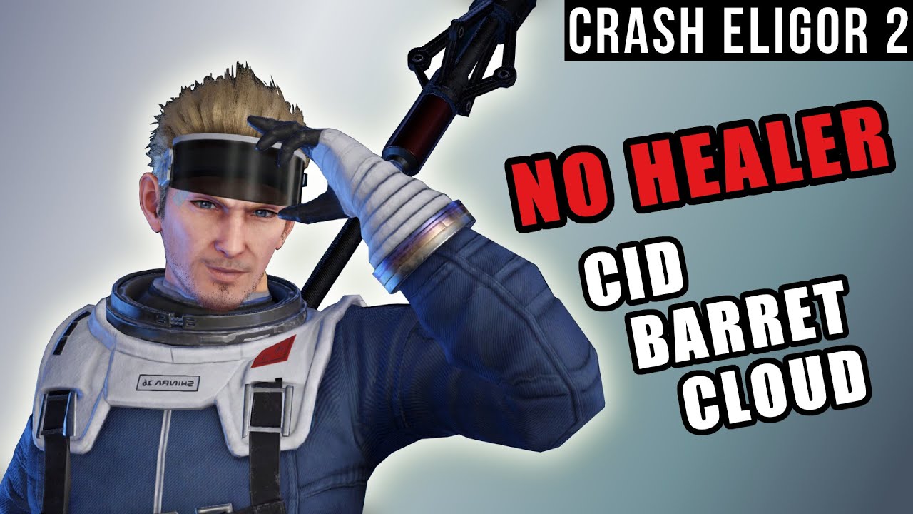 FF7 Ever Crisis - Eligor Crash 2 SOLO - NO Healer, Cloud DPS