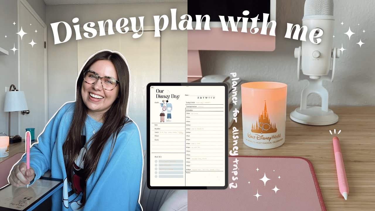 DISNEY PLAN WITH ME ✨🏰 resort reveal, how I plan my Disney trips in my digital planner on iPad!