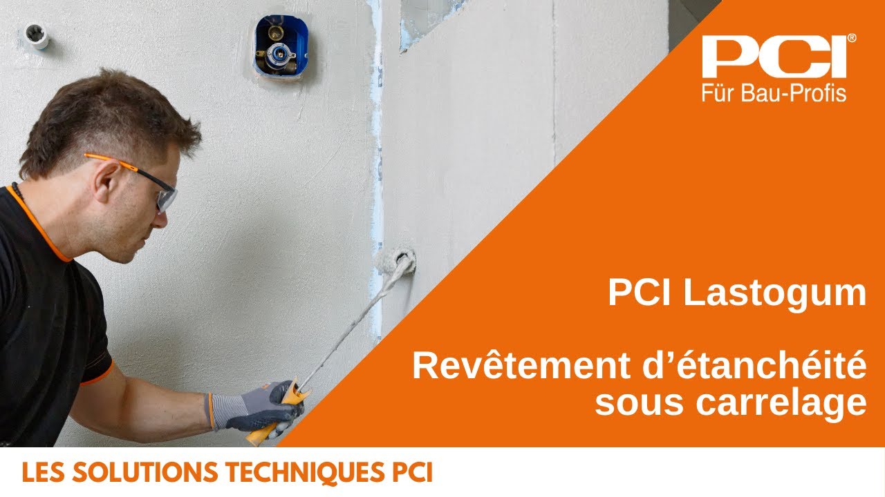 PCI Lastogum, revêtement d’étanchéité sous carrelage.