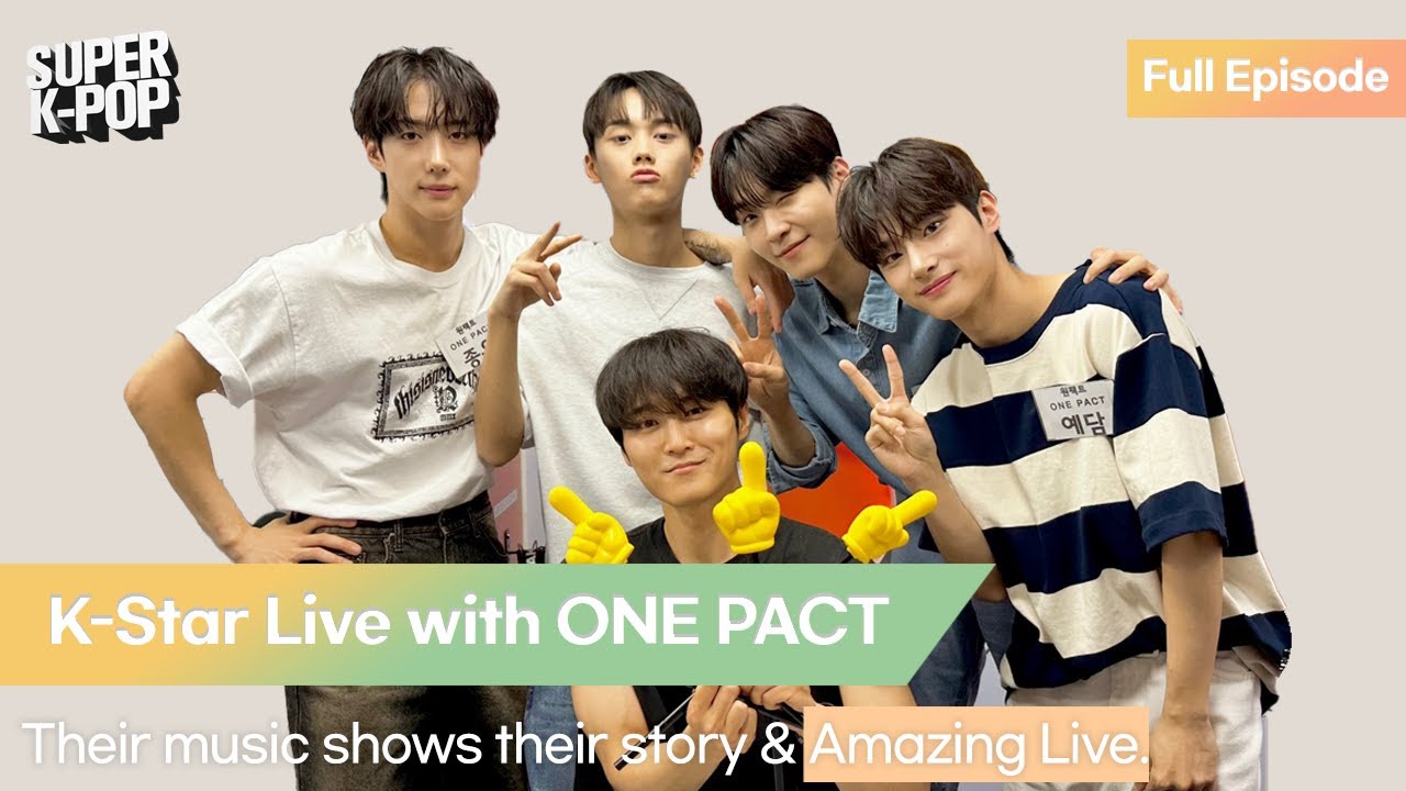 K-Star Live с ONE PACT. Их музыка рассказывает их историю и это потрясающее выступление.
