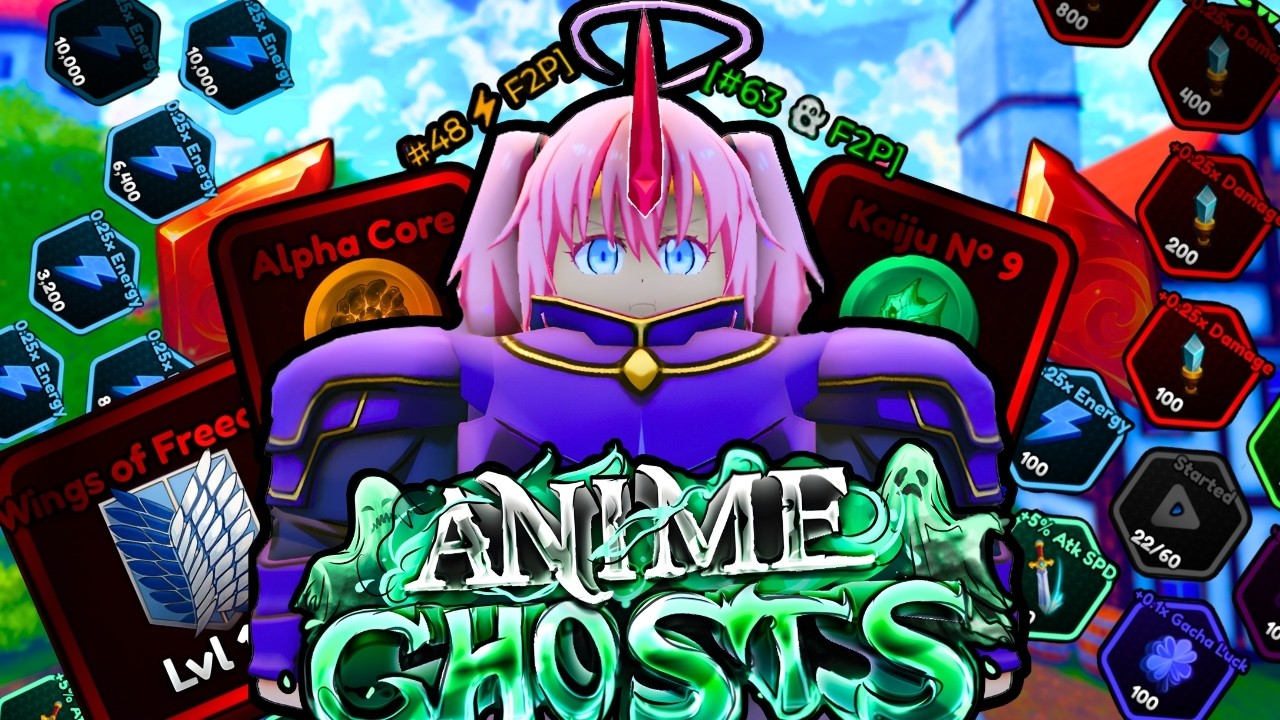 Я стал одним из самых сильных игроков, не вкладывающих деньги в Anime Ghosts!!!