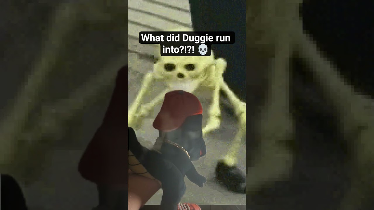 Duggie sees the DANCING SKELETON MEME! 💀🩻🤣