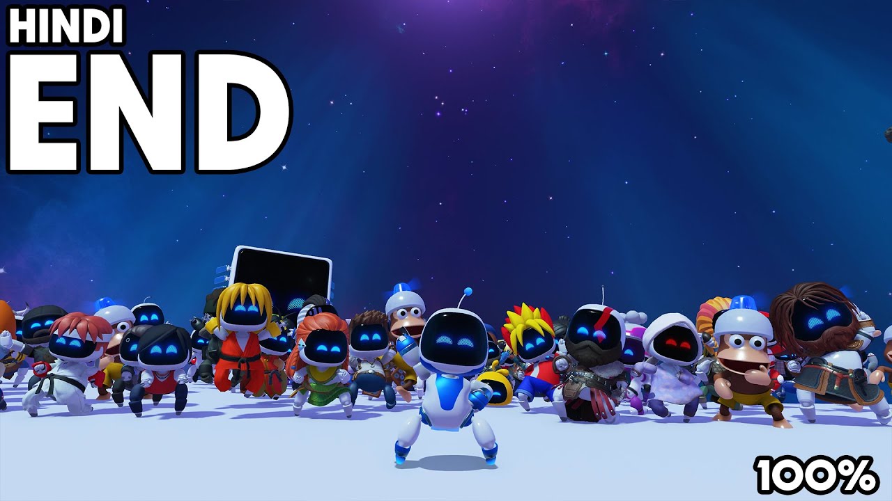 ASTRO BOT PS5 ENDING/FINAL BOSS (HINDI) 100% Gameplay Walkthrough PART 9 - 4K