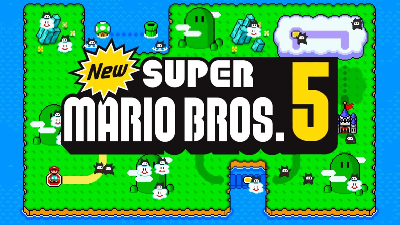 New Super Mario Bros. 5 FULL GAME Created in Super Mario Maker 2