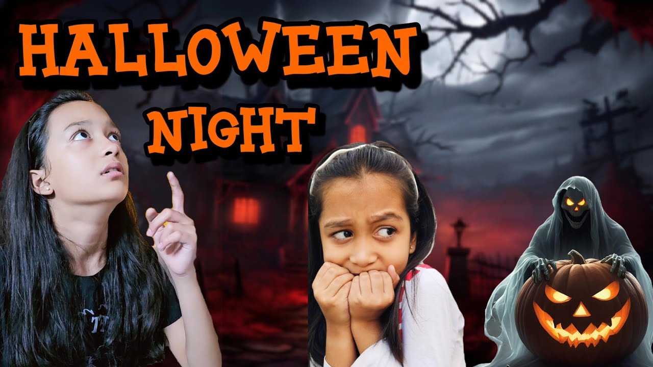 HALLOWEEN NIGHT 🎃👻💀🕷️ | Sshhhhhhhhhhhh...Ye kaun Aaya 😨... | Halloween Horror | Aayu and Vanu