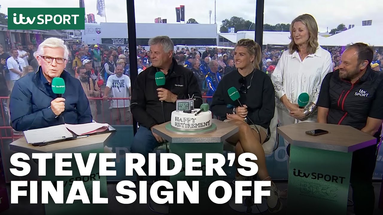 Broadcast Legend Steve Rider's Emotional Final Sign-Off and Goodbye Messages | ITV Sport
