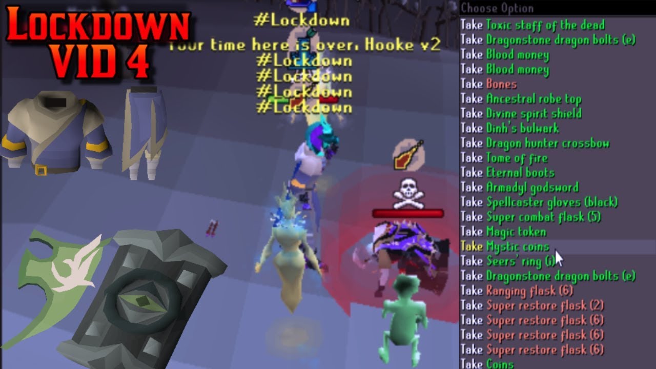 Lockdown Singles Clan PK vid 4 (200B+ PKed) | SpawnPK