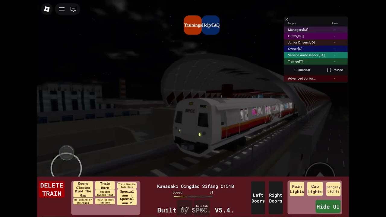 Roblox SPCC NSEWL 2022 KSF C151B 607/608 From EW32 Tuas West Road to EW31 Tuas Crescent 