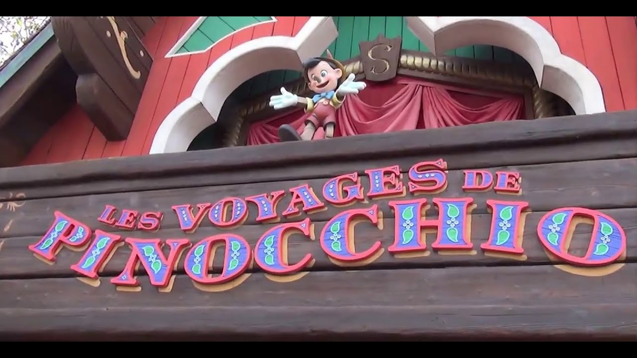 Les Voyages de Pinocchio  Pinocchio's Daring Journey HD  Disneyland Paris