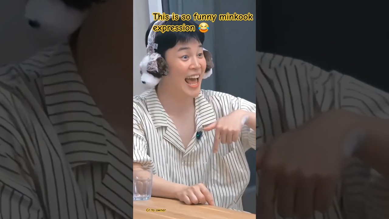 Minkook expression so funny😂