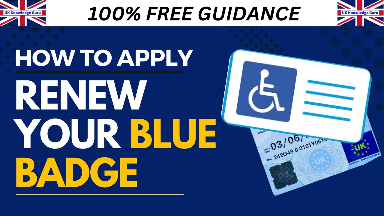 Как подать заявку и продлить Blue Badge в 2025 году ♿
