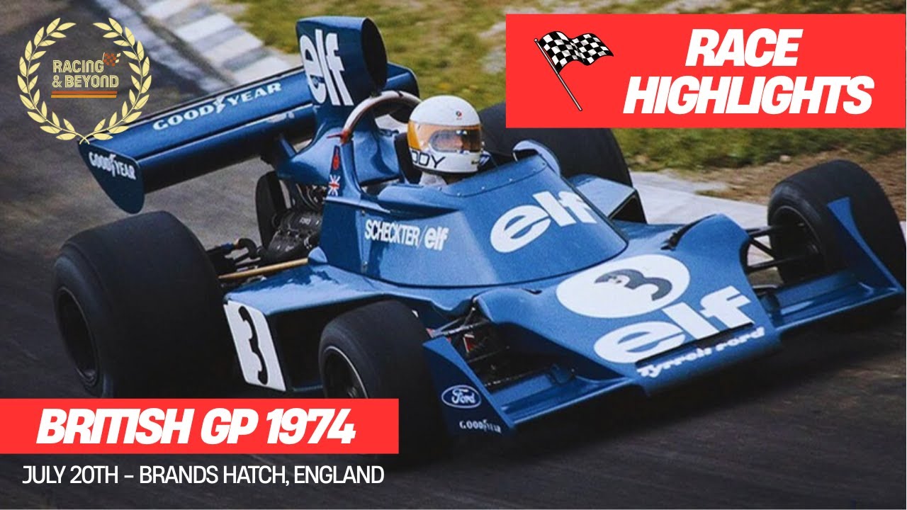 Formula 1 1974 British GP - Scheckter Dominates at Brands Hatch - F1 Highlights