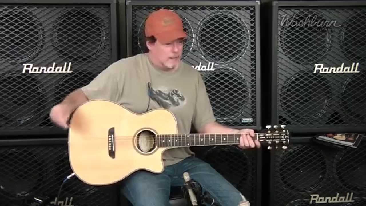 Washburn WSD5240SCE Acoustic-Electric Guitar Video Demo