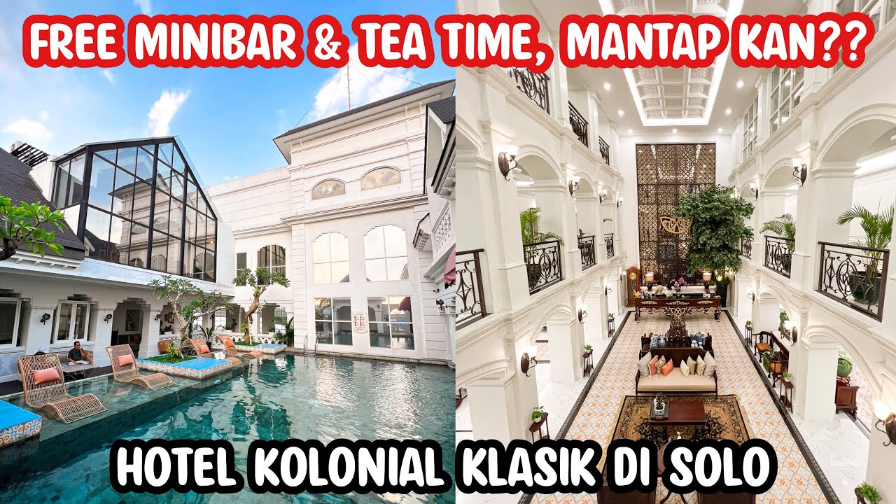 SATU2NYA ARTISTIK & KLASIK DGN FREE MINIBAR & TEA TIME DI SOLO‼️Mahalaya The Legacy Hotel Solo