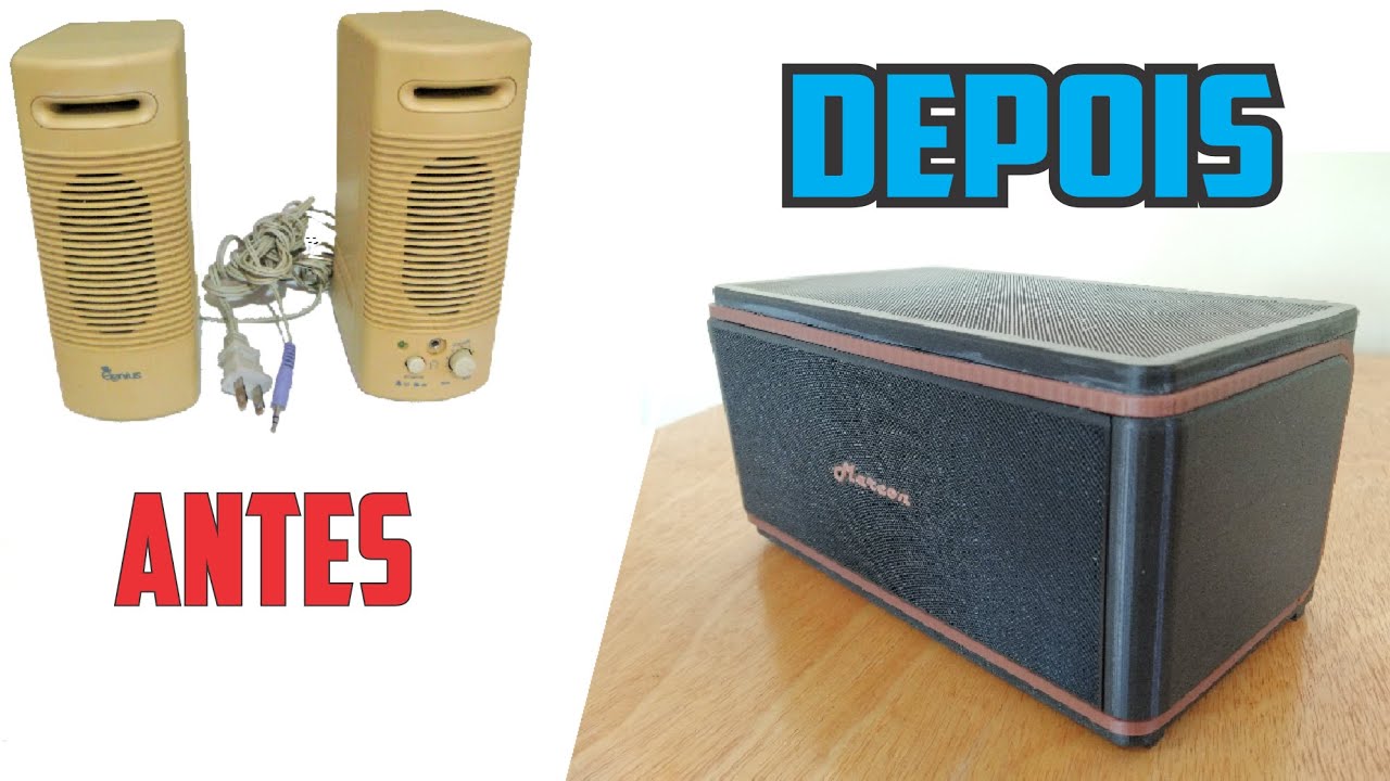 Como Fazer Caixa de Som Bluetooth Com Sucata e Impressão 3D