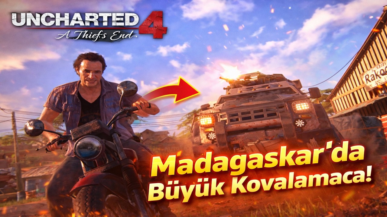 İnanılmaz Bir Kovalamaca! | Uncharted 4 : Bir Hırsızın Sonu Türkçe Dublaj Gameplay [Bölüm 8]