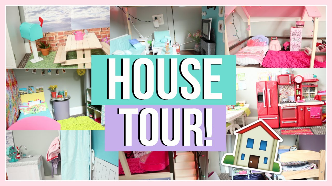 HUGE DOLLHOUSE TOUR! | American Girl Doll House Tour 2016!